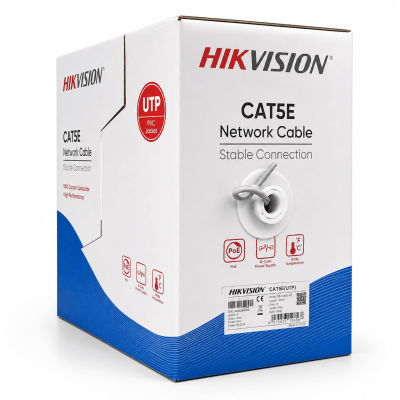 Cable de Hikvision CAT5E UTP INTERIOR BLANCO – Caja 305 metros1