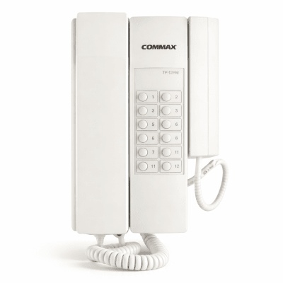 CITOFONO PRINCIPAL MURAL O SOBREMESA 12 BOTONES, CON LED INDICADOR DE LLAMADA  (24V) MODELO TP/12RM1