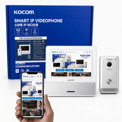 VIDEO PORTERO WIFI KOCOM KCV-S701 IP2W1