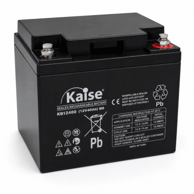 Batería Kaise 12V 40Ah Ciclo Profundo AGM1