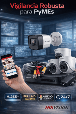 KIT DE 4 CAMARAS BULLET  Hikvision1