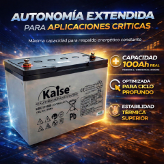 Batería GEL 100Ah 12V Kaise