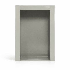 CAJA METALICA PARA REJA PORTEROS 2A