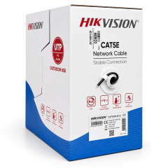 Cable de Hikvision CAT5E UTP EXTERIOR NEGRO – Caja 305 metros