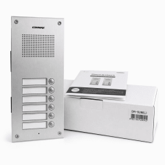 PLACA GRANDE CON UNIDAD DE AMPLIFICACION, 6 BOTONES DE LLAMADA