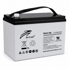 BATERIA RITAR RA12-100  12V 100AH