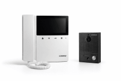 SET DE VIDEO PORTERO, MONITOR  4,3''  COLOR PLACA PEQUEÑA CON CAMARA OCULTA MARCA COMMAX