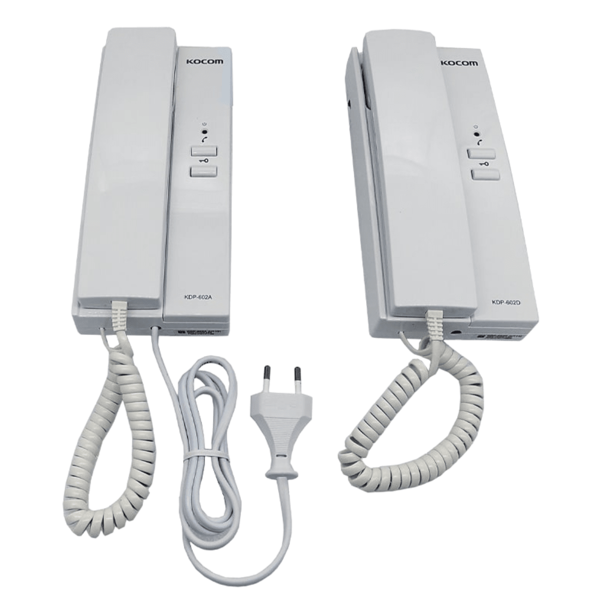 KIT PORTERO KOCOM 2 CITÓFONOS FRENTE METAL KDP-602AD-MS-2D3