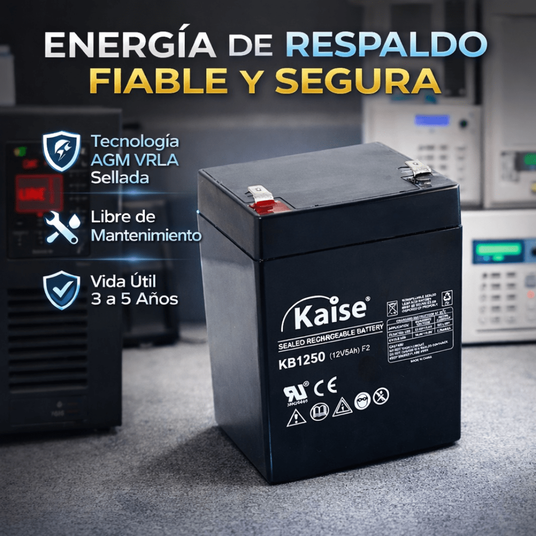 Batería AGM 5Ah 12V Kaise1