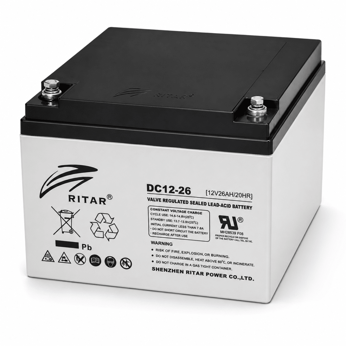 BATERIA RITAR RT12260 12V 26AH1