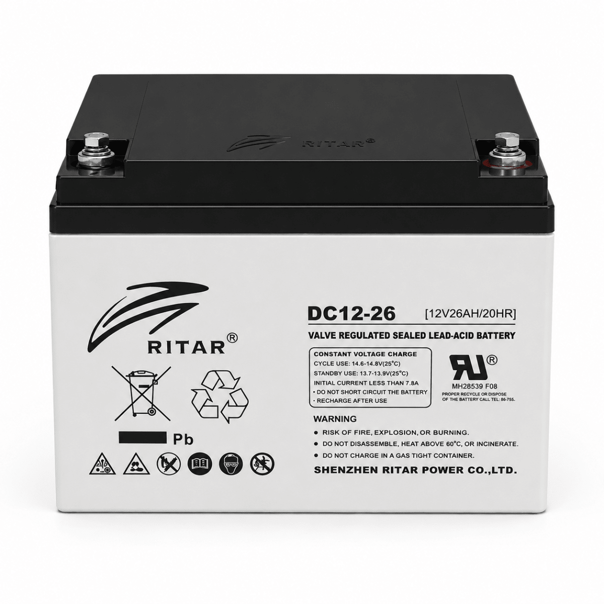BATERIA RITAR RT12260 12V 26AH 1