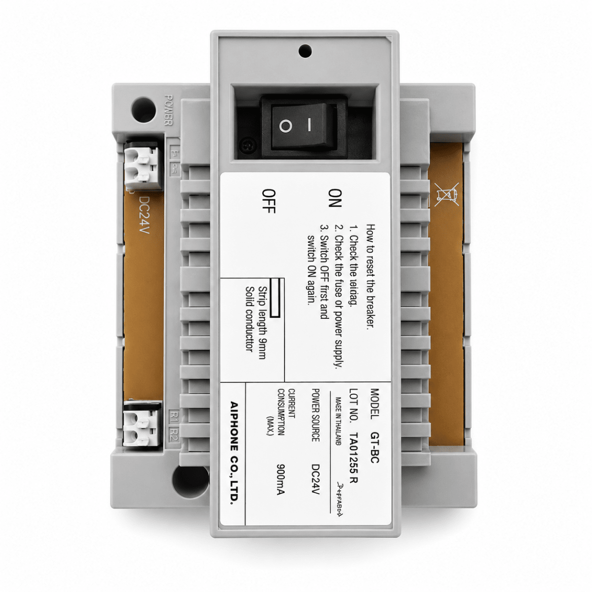 CONTROL DE AUDIO BUS AIPHONE GT-BC PARA EL SISTEMA GT2