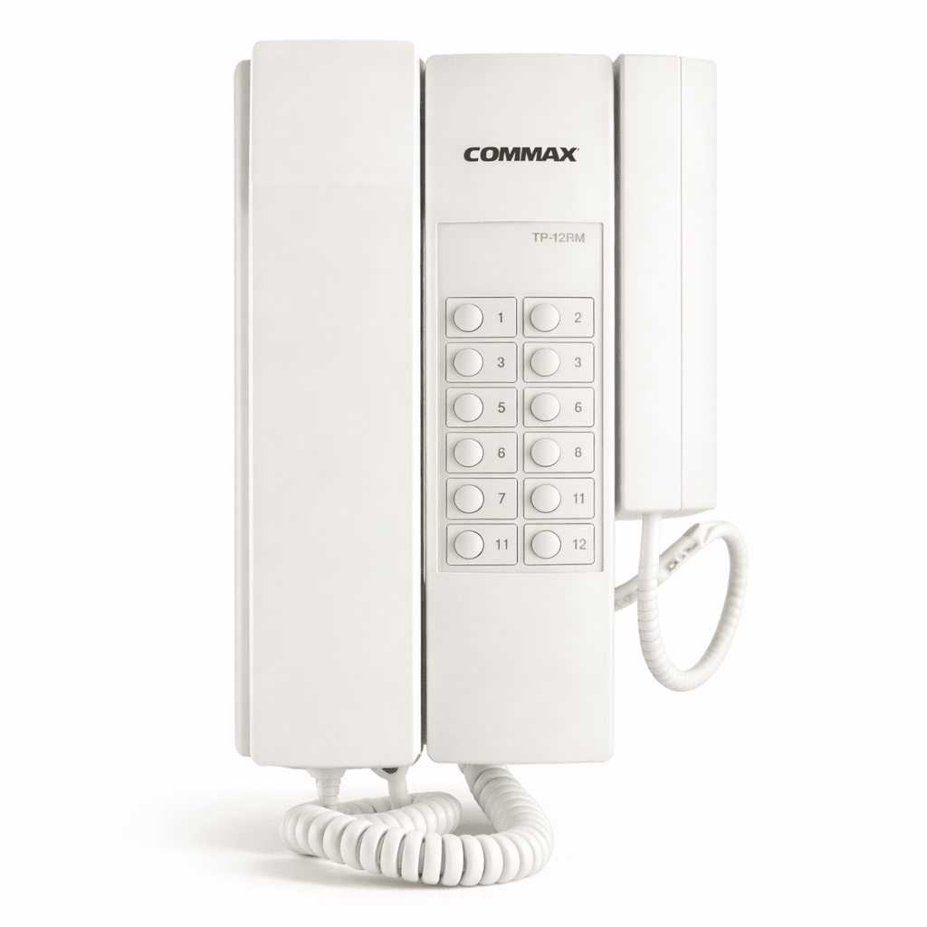CITOFONO PRINCIPAL MURAL O SOBREMESA 12 BOTONES, CON LED INDICADOR DE LLAMADA  (24V) MODELO TP/12RM 0