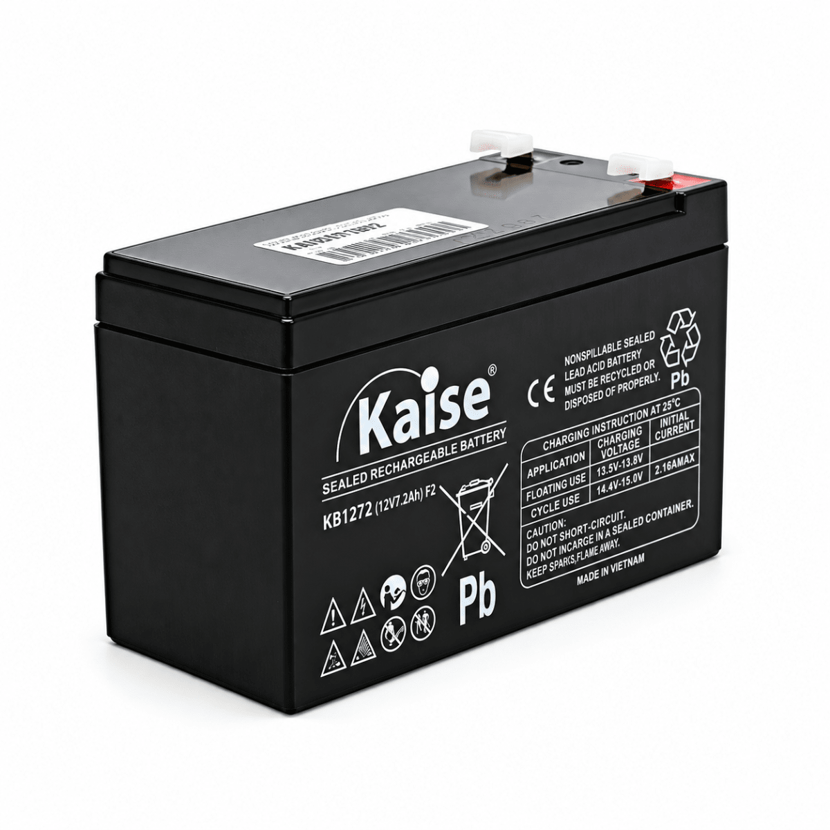 Batería de AGM 12V  7,2Ah Kaise 0