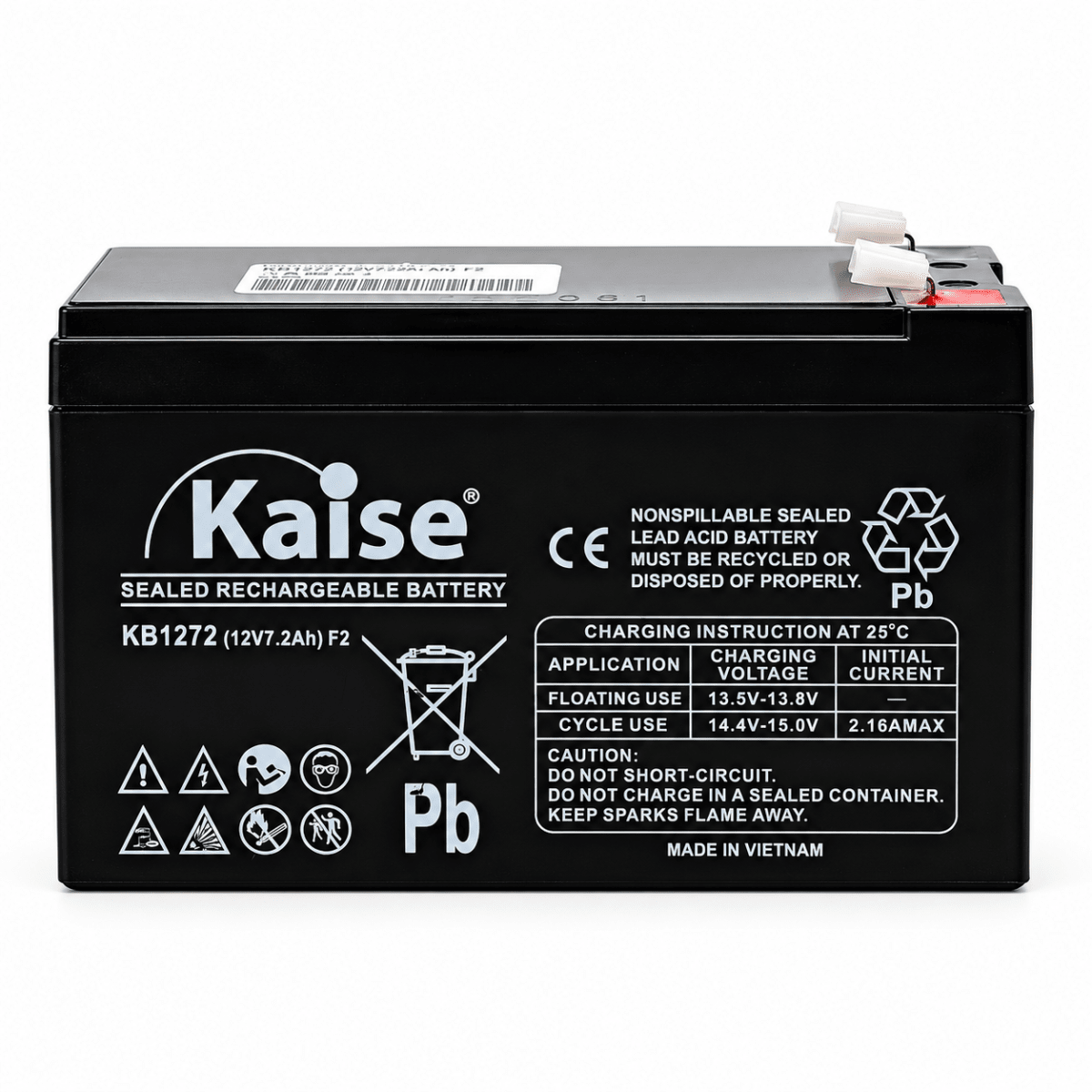 Batería de AGM 12V  7,2Ah Kaise2