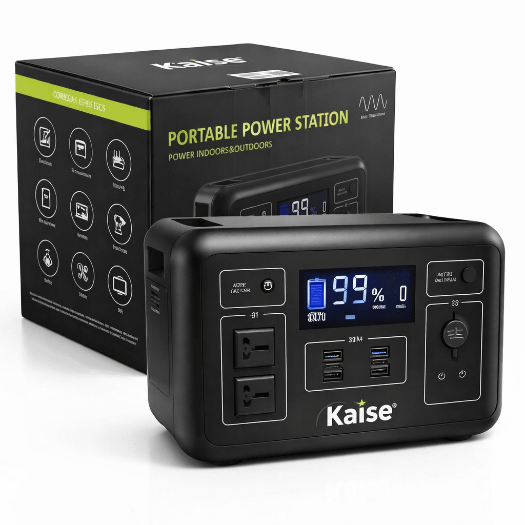 Estación de energía portátil con batería de litio 1200W 0