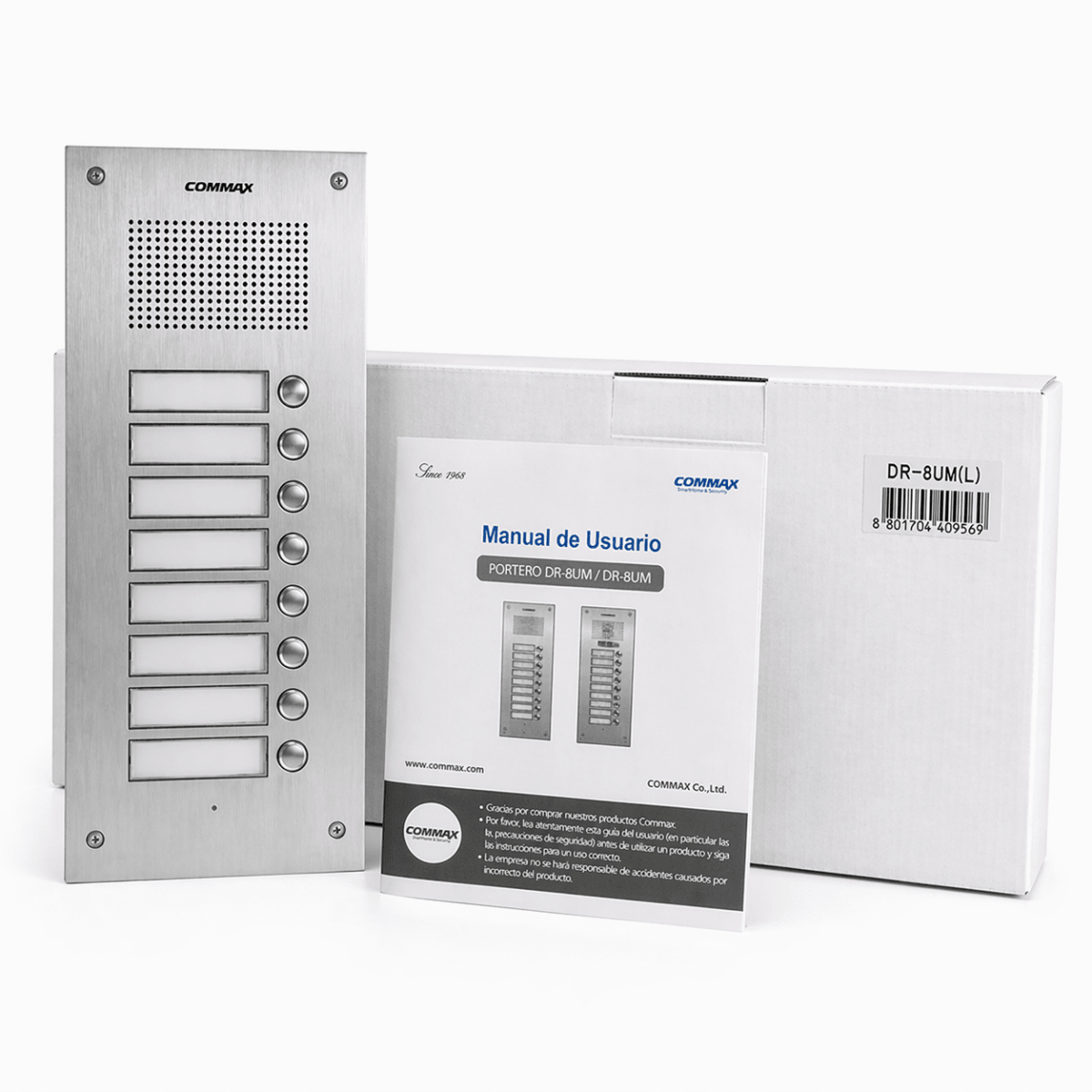 PLACA CON UNIDAD DE AMPLIFICACION, 8 BOTONES DE LLAMADA 1
