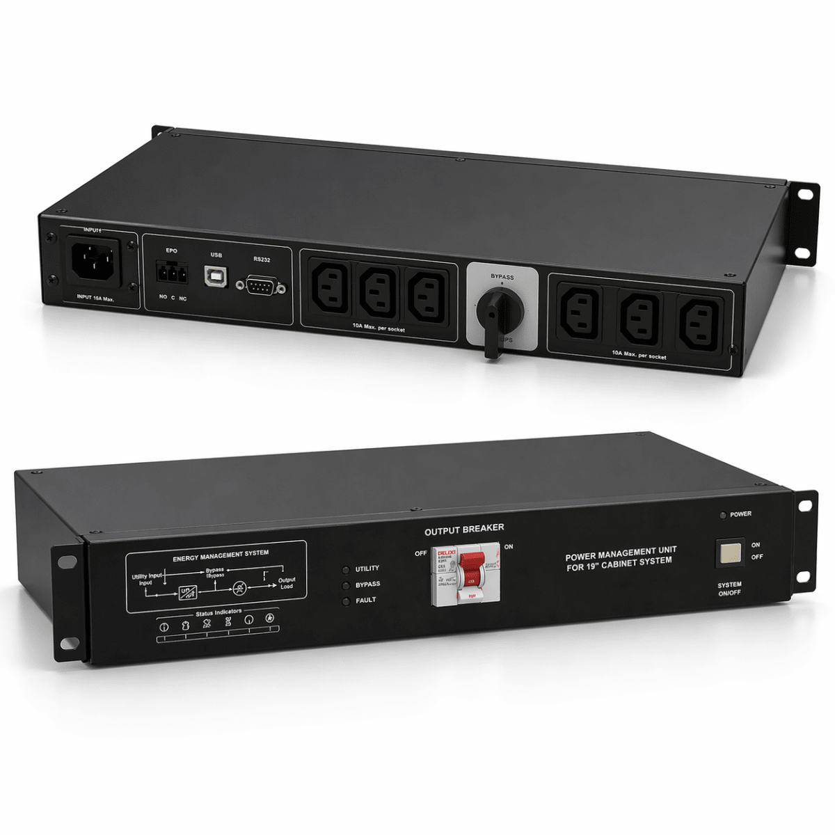 Panel Bypass Rack para UPS Kaise 6kVA a 10kVA 0