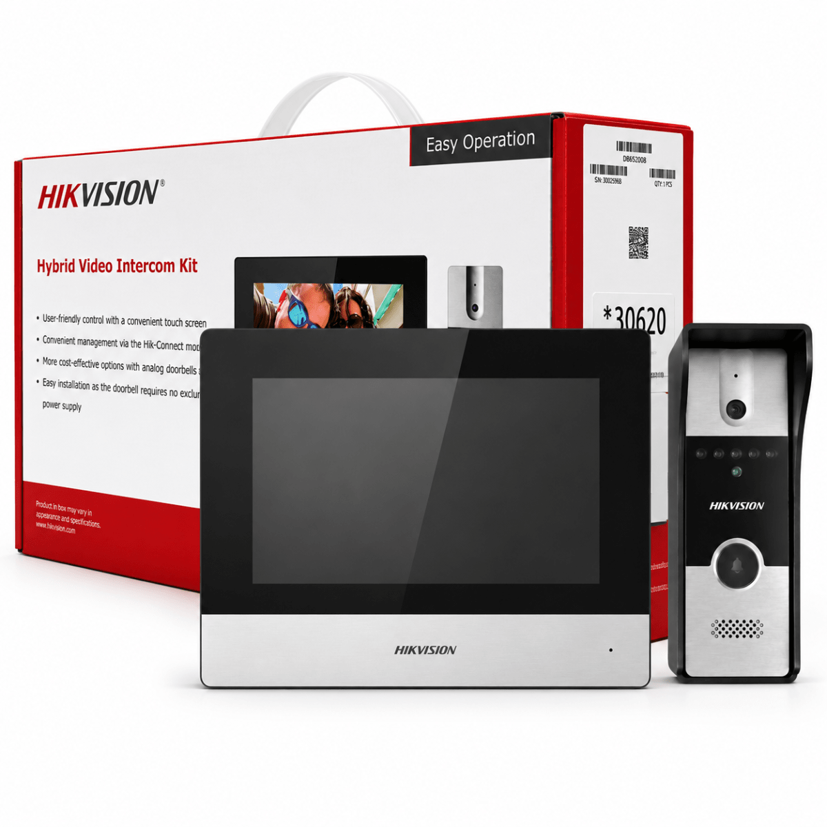VIDEO PORTERO HIBRIDO DS-KIS302-P 0