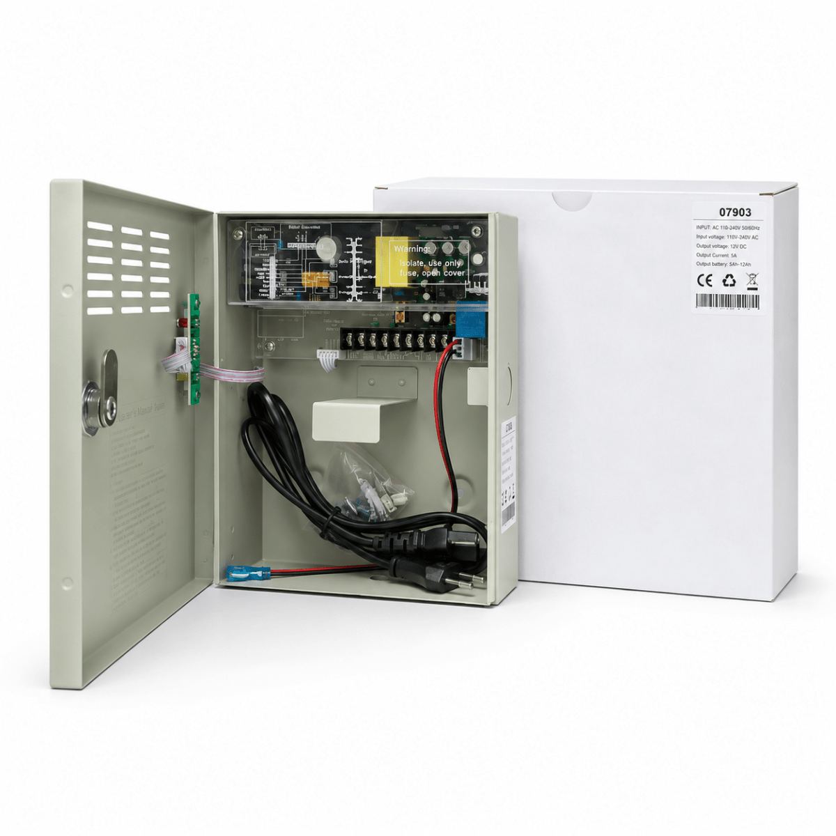 KIT FUENTE CARGADOR GABINETE 12V - 5A2
