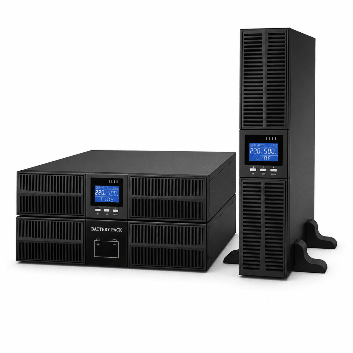 UPS Kaise 6kVA Monofásica Online Doble Conversión Rack/Torre con Baterías 0
