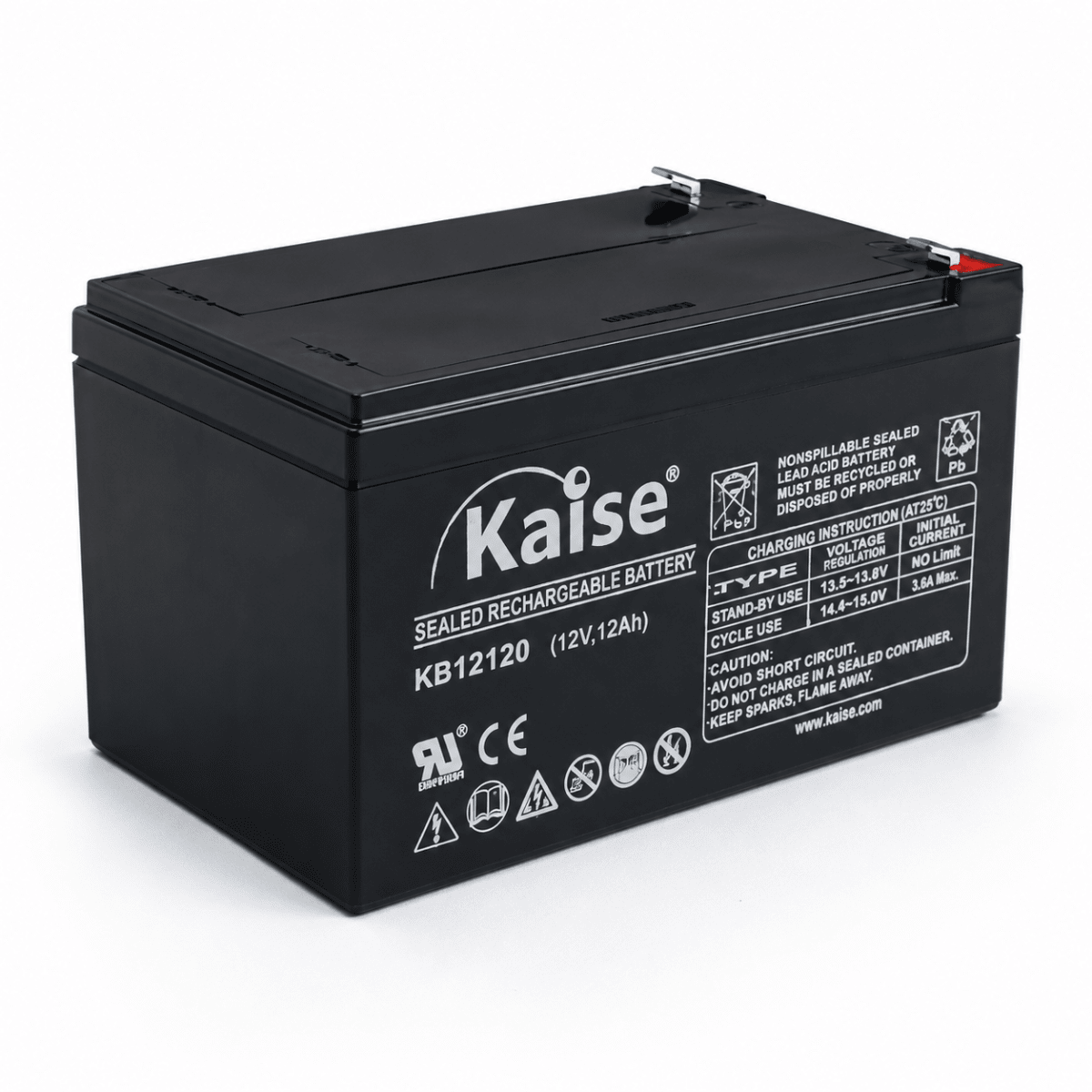 Batería Kaise 12V 12Ah Ciclo Profundo AGM 0