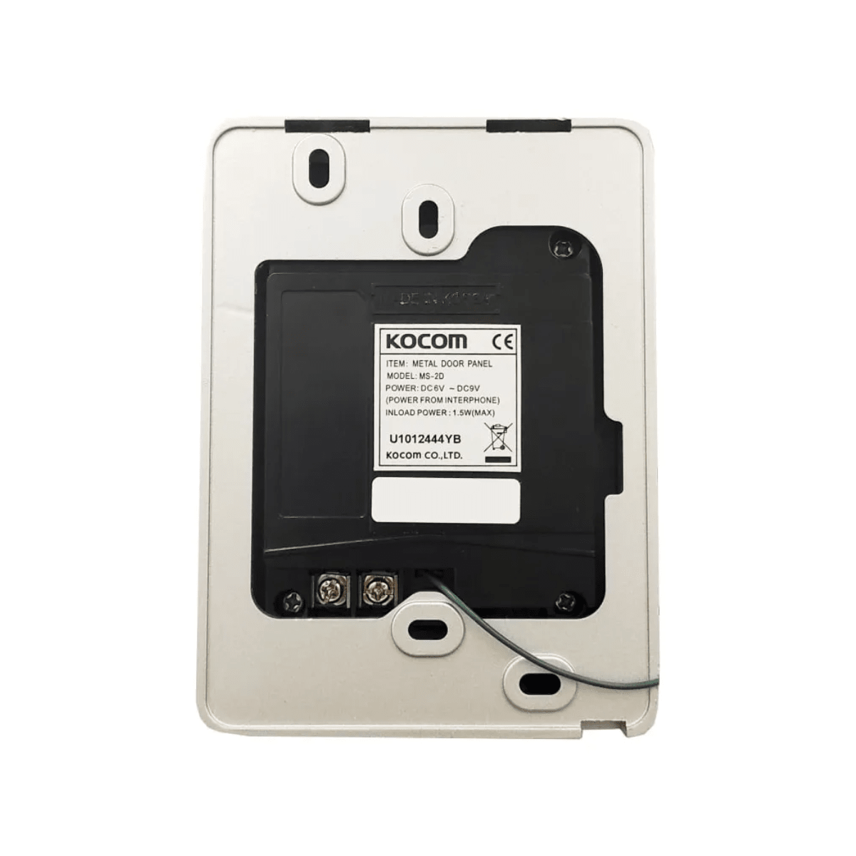 KIT PORTERO KOCOM 1 CITOFONO FRENTE METAL KDP-501AM+MS2D4