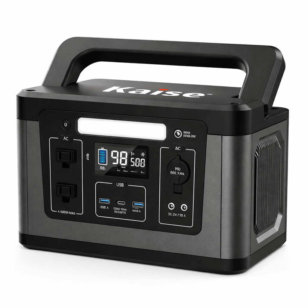 Estacion de energía portátil con batería de litio 600 W 1