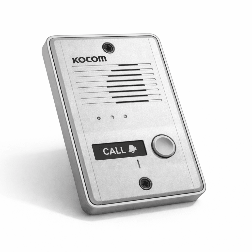 KIT PORTERO KOCOM 2 CITÓFONOS FRENTE METAL KDP-602AD-MS-2D3