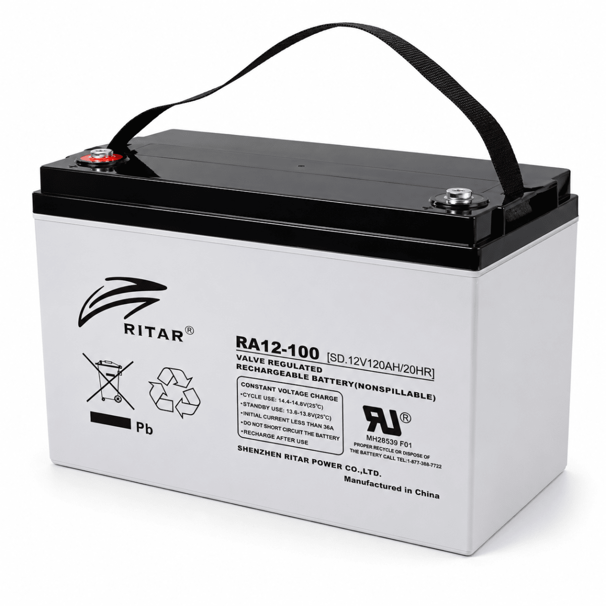 BATERIA RITAR RA12-100  12V 100AH1