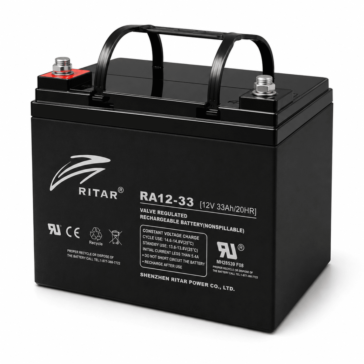 BATERIA RITAR RA12-33   12V 33AH3