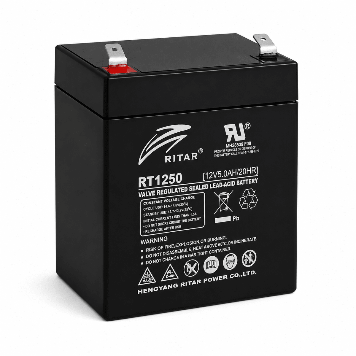 BATERIA RITAR RT1250  12V 5AH 0