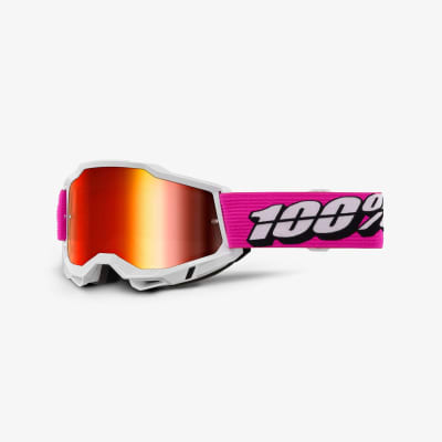 ANTIPARRA 100% ACCURI 2 GOGGLE ROY ESPEJADO ROJO