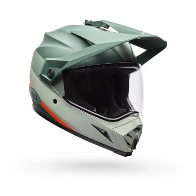 Casco Bell MX-9 TRAIL  ADV verde/naranjo XL
