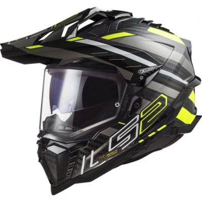 LS2 MX701 C EXPLORER EDGE NEGRO FLUOR T-XL