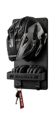 MOTODOCK SOPORTE CASCO/GUANTES DE PARED