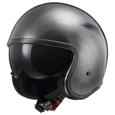 CASCO LS2 OF599 SPITFIRE II JEANS TITANIO M