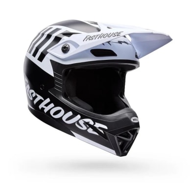 CASCO BELL MX10 MIPS FASTHOUSE ECE BLANCO/NEGRO M