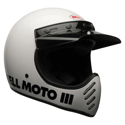 Casco Bell Moto 3 Classic Blanco M