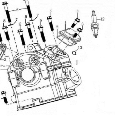 AJP EMPAQUETADURA TAPA CILINDRO SR240/250/PR5