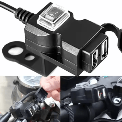 Cargador USB 1.0 Doble para Moto