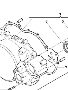 AJP EMPAQUETADURA TAPA EMBRAGUE PR7