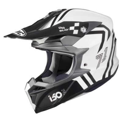 Casco HJC i50 Hex MC10SF Gris/Blanco - L
