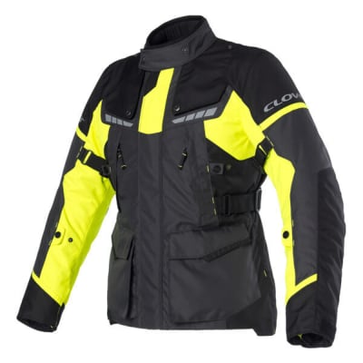 Chaqueta Clover Scout-4 WP Negro/ Amarillo Fluor - 2XL