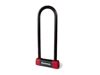 Candado U Rojo 300mm Radikal