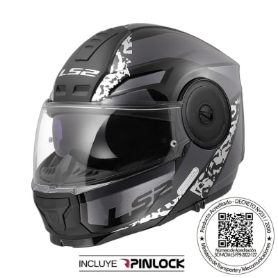 CASCO LS2 FF902 SCOPE II OXYD NEGRO TITANIO L