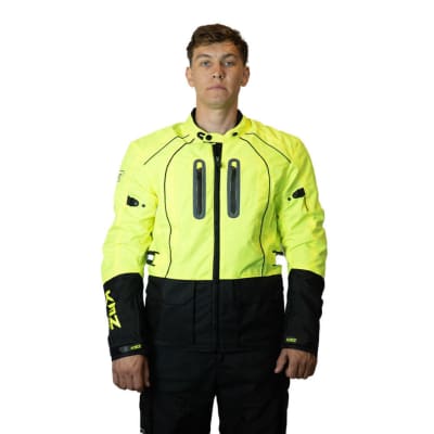 CHAQUETA KMZ LARGA SAVAGE 2XL NEGRA NEON
