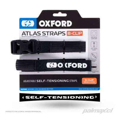 STRAPS OXFORD B-CLIP 26 MM X 2 OM ASPHALT