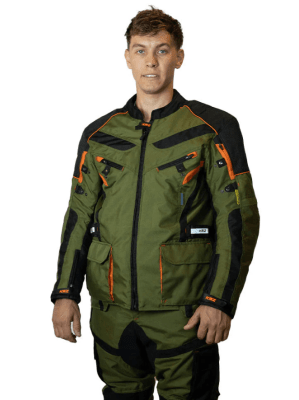 CHAQUETA LARGA KMZ SIGNATURE VERDE XL