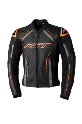 CHAQUETA RST MENS CUERO NARANJA XL